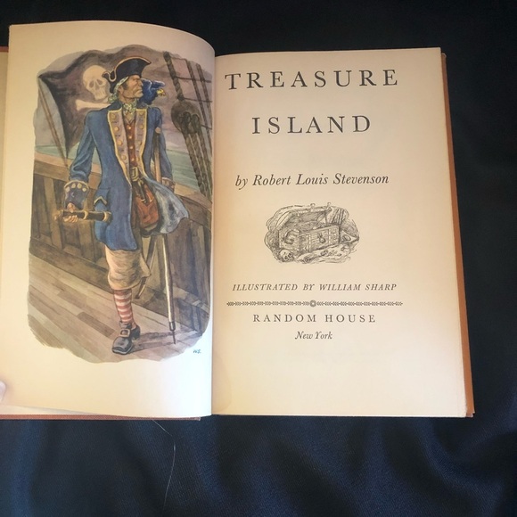 Vintage Treasure Island Hardcover by Robert Louis Stevenson 1949 - USA - Picture 3 of 10